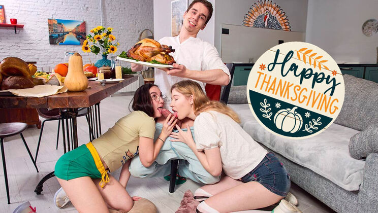 Club Sweethearts - Cristafeer Robien - Sia Florance - Mia Murkovski - Pussy stuffing for Thanksgiving / 27.11.2025