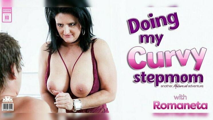 Mature.nl - Rick Palmer - Romaneta - Curvy Romaneta is having a hardcore sex affair with her always horny stepson / 04.10.2023
