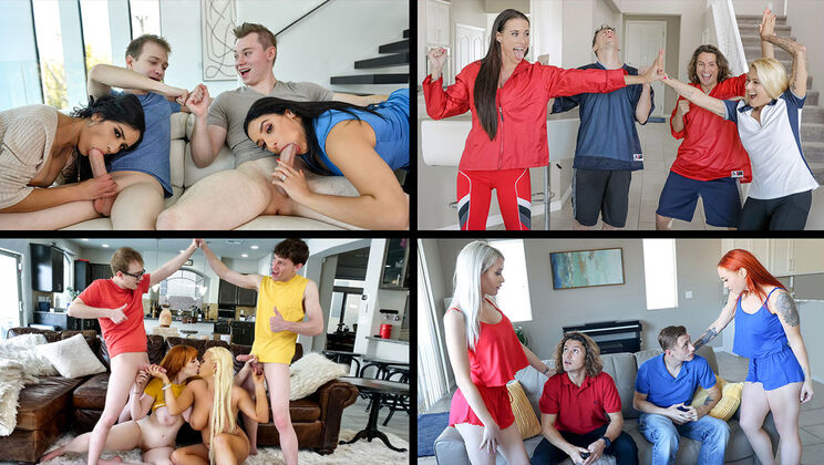MYLF - Sheena Ryder - Lauren Phillips - Cindy Crawford - Nova Sky - Mom Swap Compilation / 23.11.2021