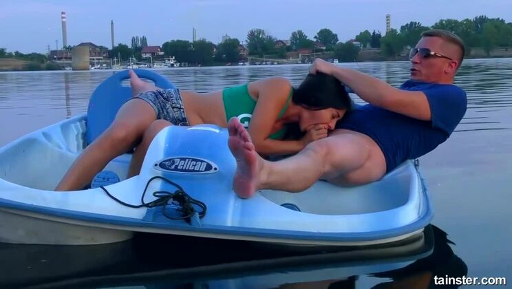 Tainster - Shrima Malati - Boats And Hoes, Girl Blows Him Good On The Boat With Shrima Malati / 16.03.2021