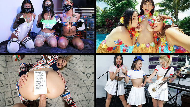 Team Skeet Selects - Misty Stone - Kenzie Madison - Sarah Lace - Paisley Paige - Best of 2020 / 07.02.2021